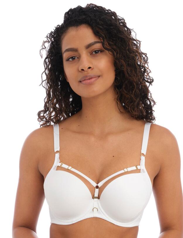 Freya Temptress Plunge T-shirt Bra White