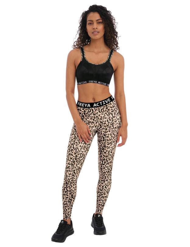 Freya Active Dynamic Sports Bra Pure Leopard Black