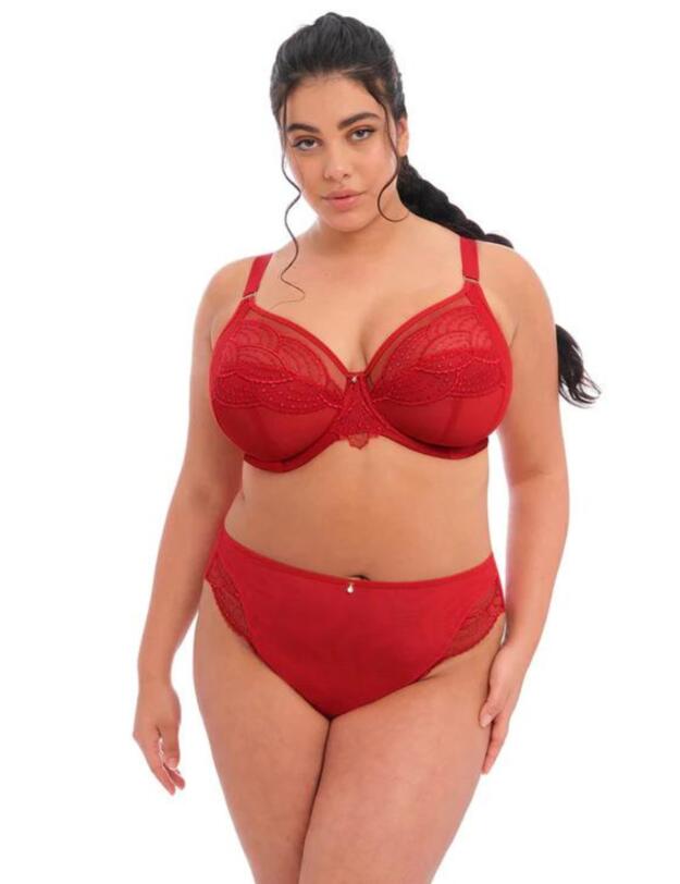 Elomi Priya Plunge Bra Haute Red