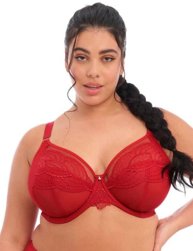 Elomi Priya Plunge Bra Haute Red