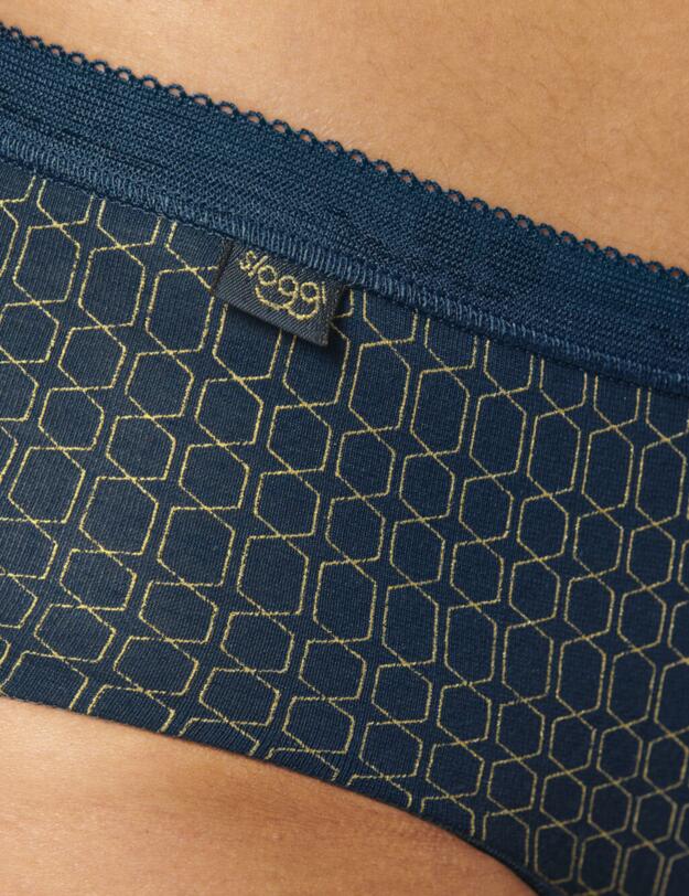 Sloggi Basic + Midi Brief 4 pack Blue - Dark Combination 