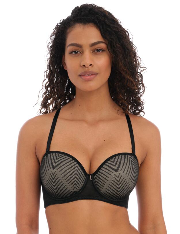 Tailored Moulded Strapless Bra Black
