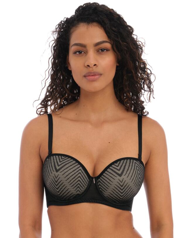 Tailored Moulded Strapless Bra Black