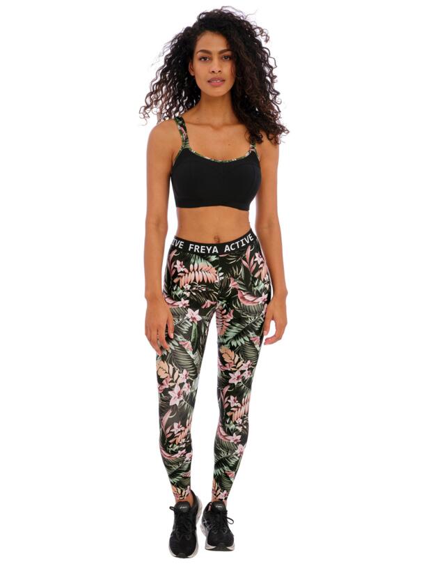 Freya Active Ecosculpt Sports Leggings Jungle Black