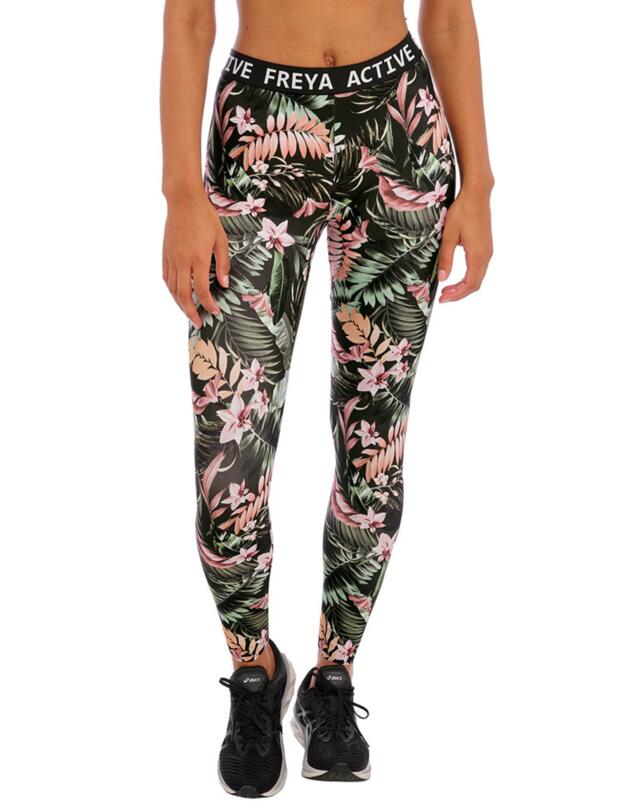 Freya Active Ecosculpt Sports Leggings Jungle Black