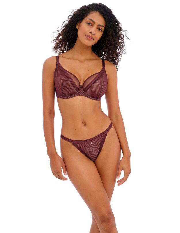 Freya Tailored Brief Dark Chery