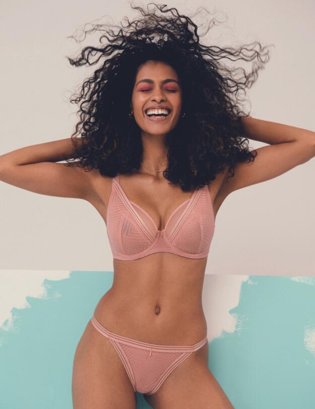 Freya Tailored Brief Ash Rose