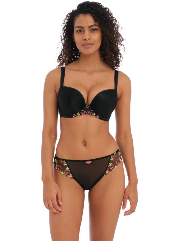 Freya Love Land Moulded Plunge Bra Black