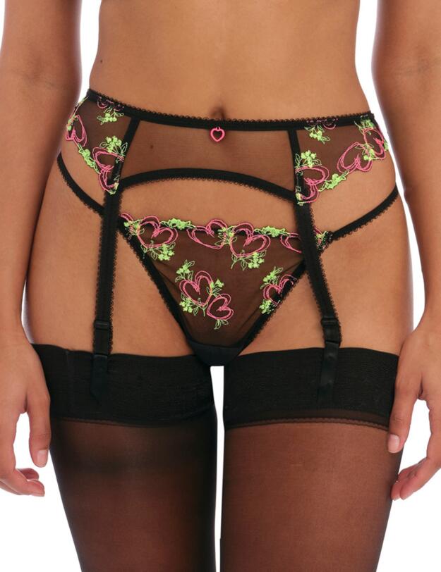 Freya Love Land Suspender Belt Black