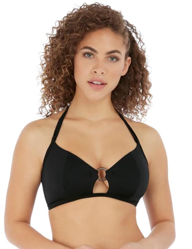 Freya Coco Wave Triangle Bikini Top Black 