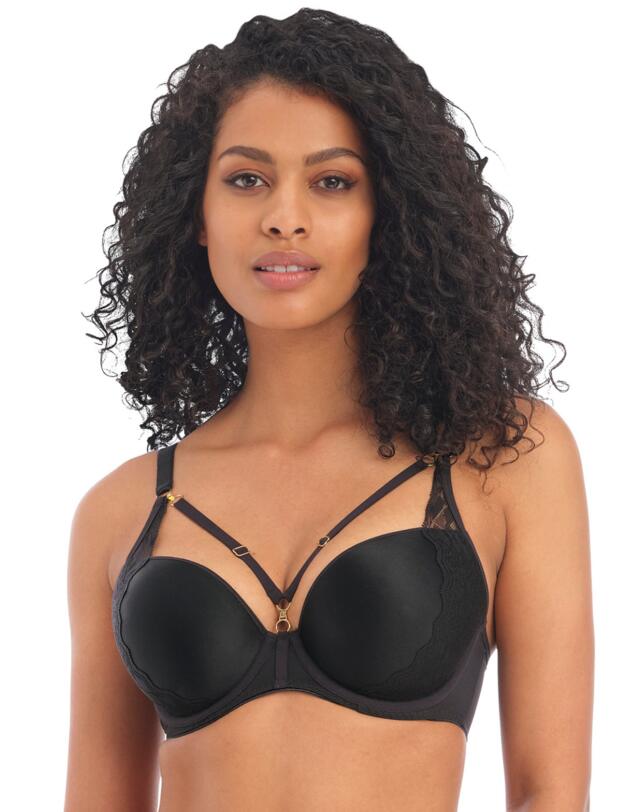 Freya Temptress Plunge T-shirt Bra Black 