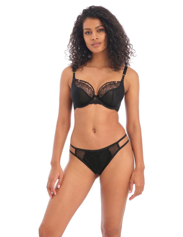 Freya Temptress Brazilian Brief Black 