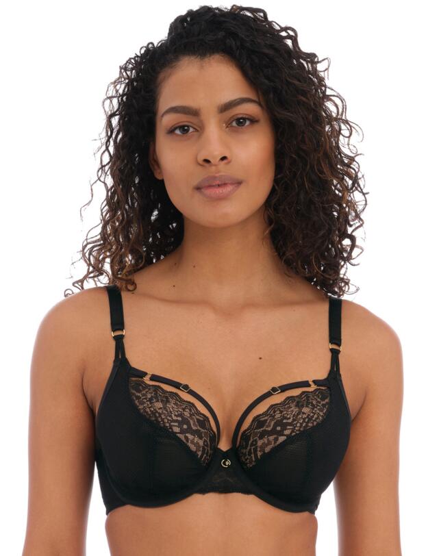 Freya Temptress Plunge Bra Black 