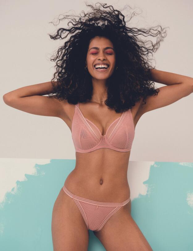 Freya Tailored Plunge Bra Ash Rose