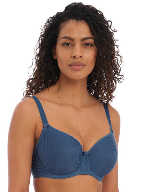 Freya Idol Moulded Balcony Bra Vintage Denim