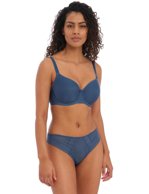 Freya Idol Moulded Balcony Bra Vintage Denim