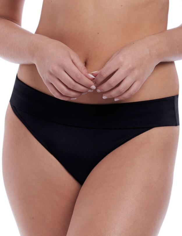 freya Remix Classic Fold Bikini Brief   Black