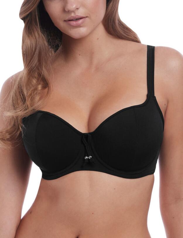 Freya Remix Padded Bikini Top Black