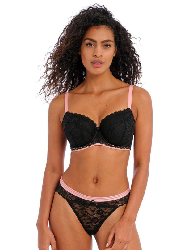 Freya Offbeat Half Cup Bra Black