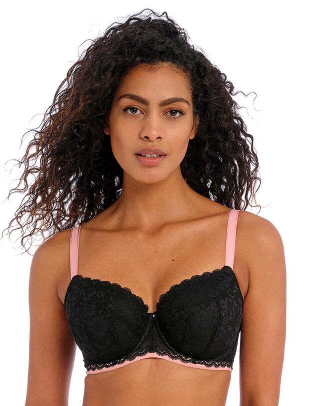 Freya Offbeat Half Cup Bra Black