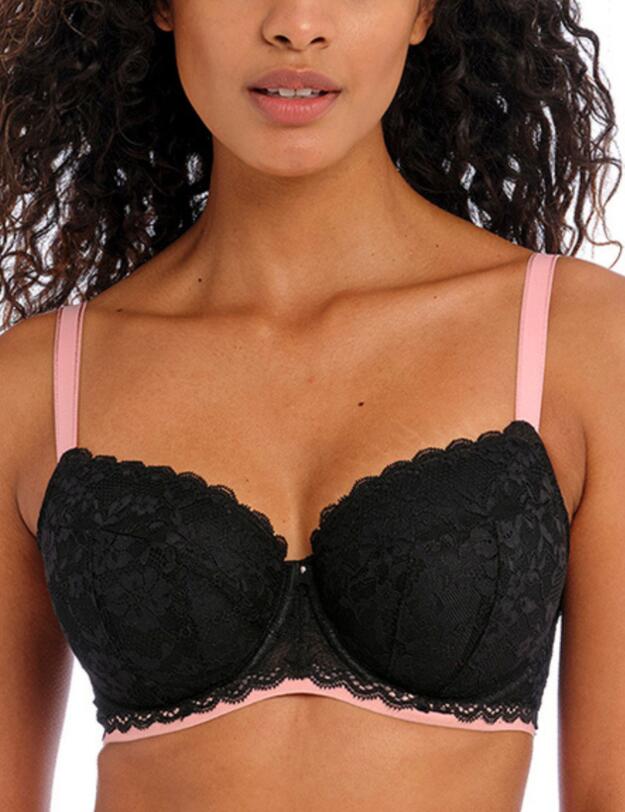 Freya Offbeat Half Cup Bra Black