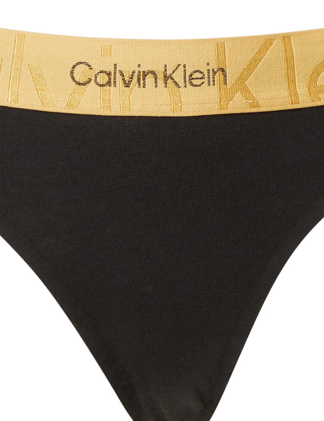 Calvin Klein Embossed Icon Holiday Thong - Belle Lingerie