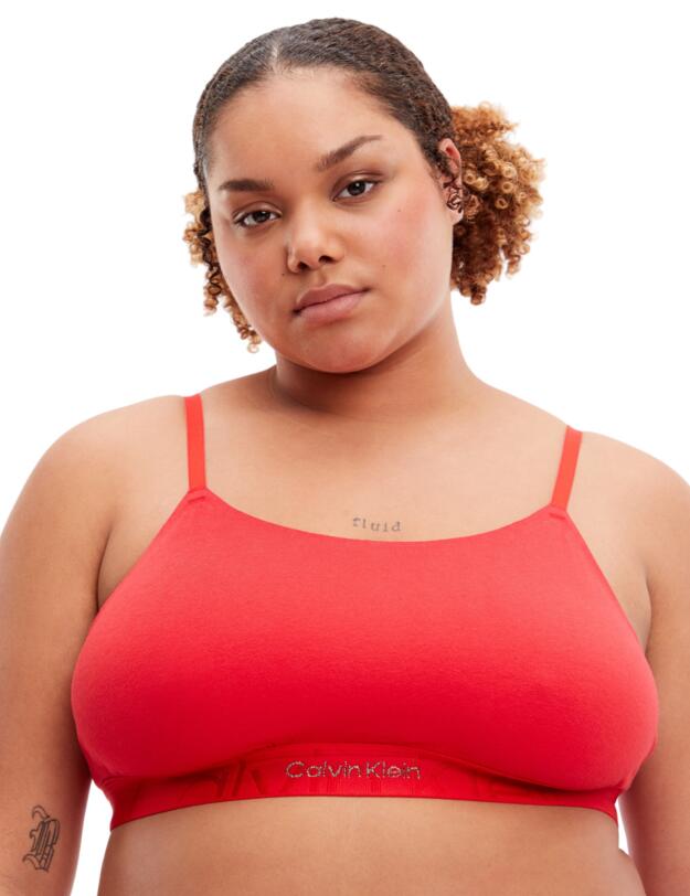 Calvin Klein Embossed Icon Holiday Unlined Bralette Exact
