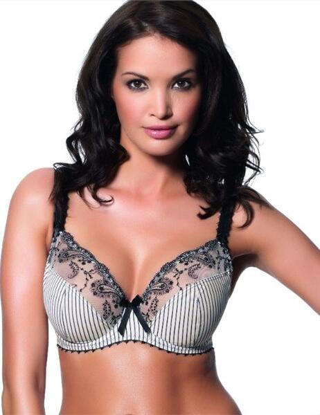 2301 Fantasie Simone Plunge Bra - 2301 Monocrome