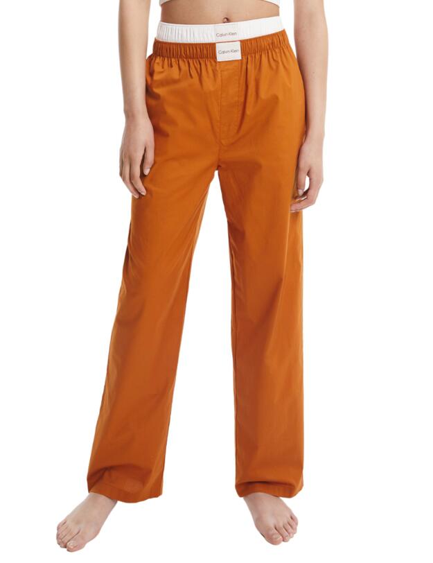 Calvin Klein Pure Cotton Pyjama Pants Caramel Brown