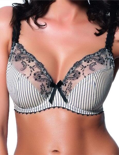 2301 Fantasie Simone Plunge Bra - 2301 Monocrome