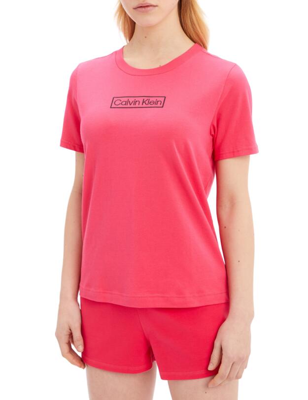 Calvin Klein Reimagined Heritage Pyjama Shorts Set Pink Splendor