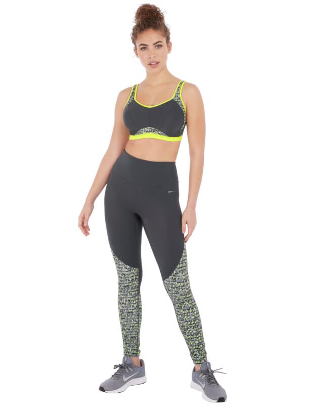 Freya Epic Underwired Crop Top Sports Bra Lime Twist 