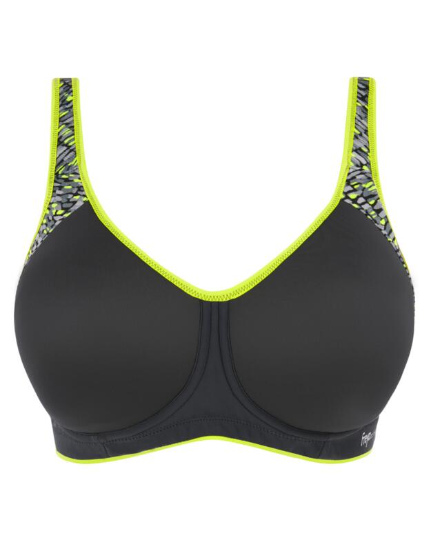 Freya Sonic Underwired Moulded Sports Bra Lime Twist 
