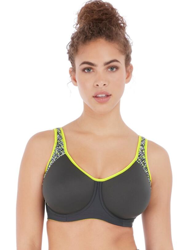 Freya Sonic Underwired Moulded Sports Bra Lime Twist 
