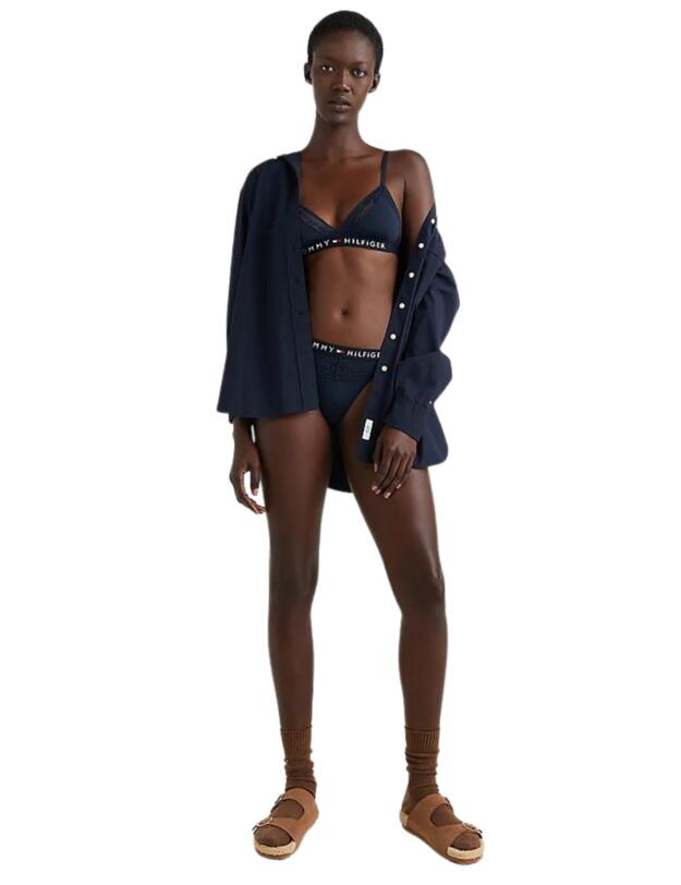 Tommy Hilfiger Tommy Original Lace Triangle Bra Desert Sky