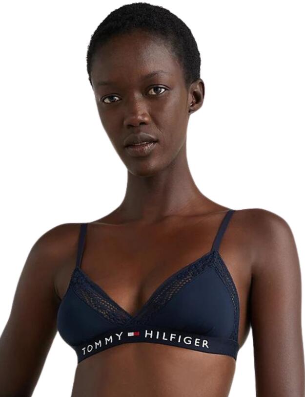 Tommy Hilfiger Tommy Original Lace Triangle Bra Desert Sky