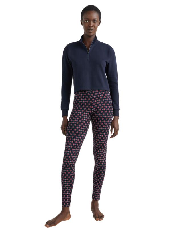 Tommy Hilfiger Icon 2.0 Lounge Half Zip Top Desert Sky
