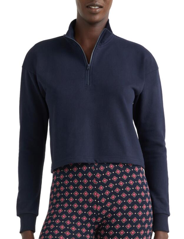 Tommy Hilfiger Icon 2.0 Lounge Half Zip Top Desert Sky