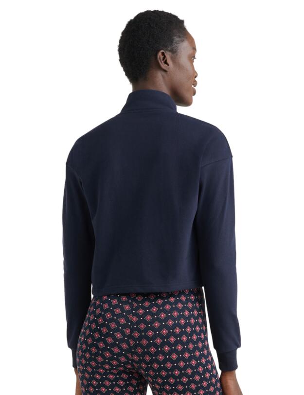 Tommy Hilfiger Icon 2.0 Lounge Half Zip Top Desert Sky