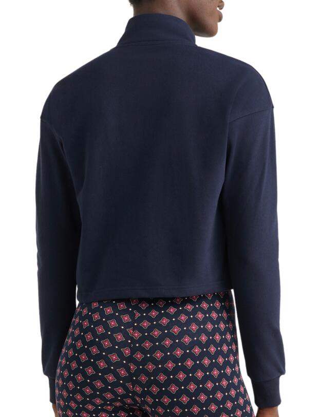 Tommy Hilfiger Icon 2.0 Lounge Half Zip Top Desert Sky