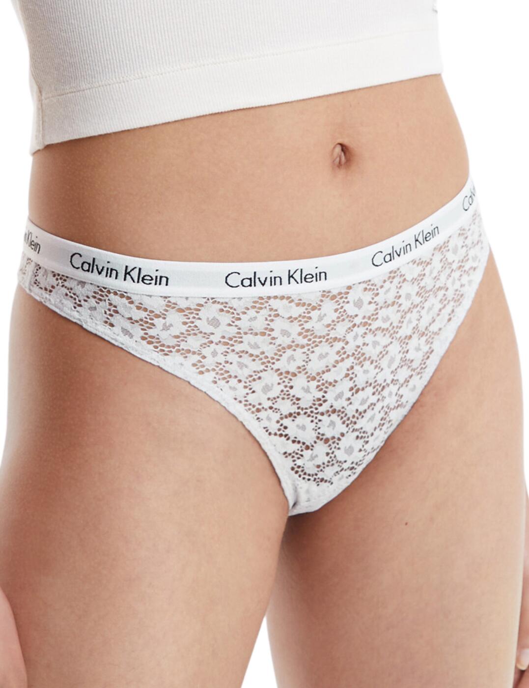 Calvin Klein Carousel Lace Brazilian Briefs Silver Haze