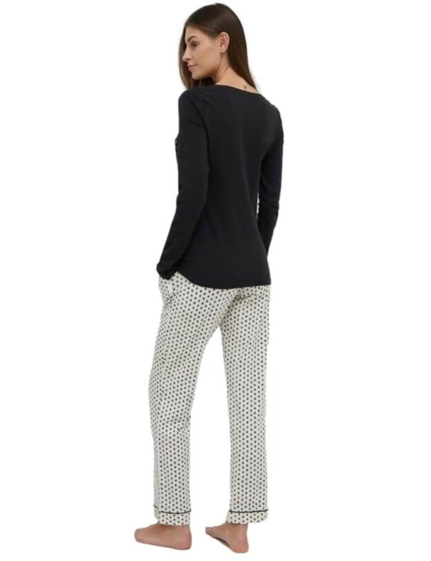 Calvin Klein PJ In A Box Long Sleeve Pyjama Set Star Stamp/Oatmeal Heather