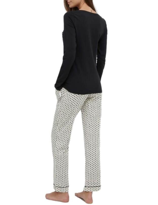 Calvin Klein PJ In A Box Long Sleeve Pyjama Set Star Stamp/Oatmeal Heather