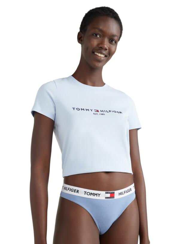 Tommy Hilfiger Tommy 85 Cotton Thong Moon Blue