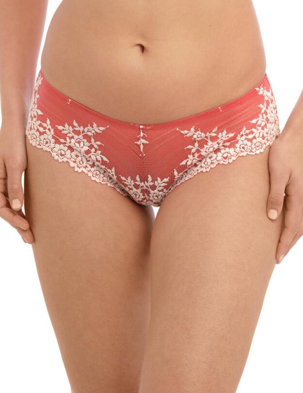 Wacoal Embrace Lace Tanga Brief Faded Rose/White Sand