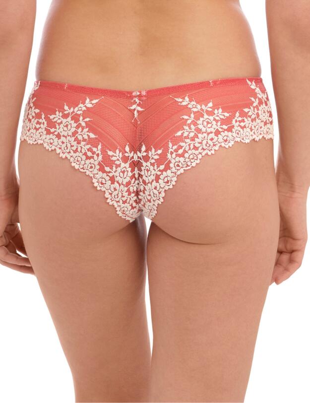 Wacoal Embrace Lace Tanga Brief Faded Rose/White Sand