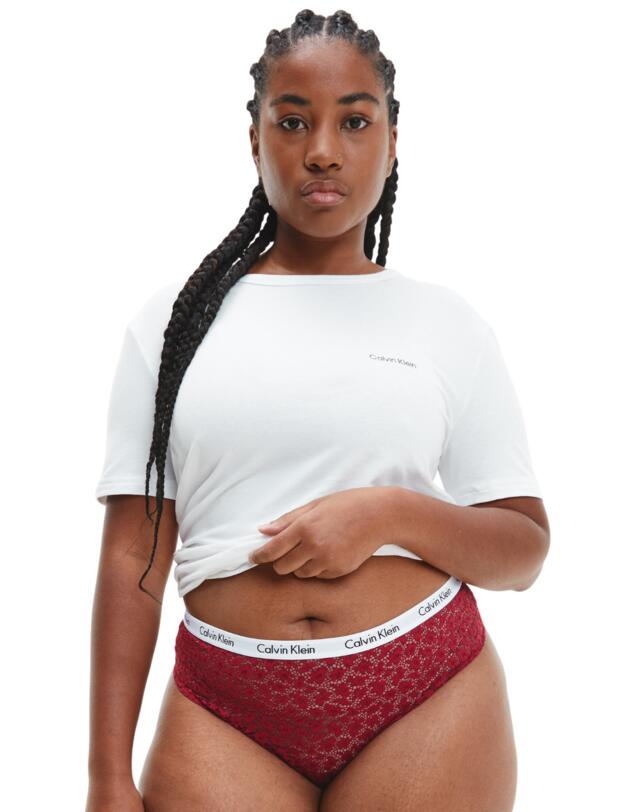 Calvin Klein Carousel Plus Size 3 Pack Briefs Intense Plum/Red Carpet/Olive