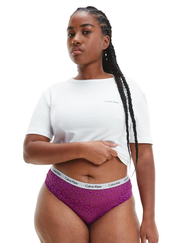 Calvin Klein Carousel Plus Size 3 Pack Briefs Intense Plum/Red Carpet/Olive