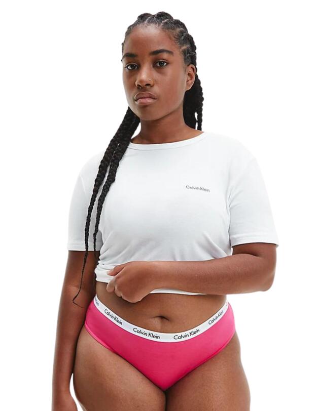  Calvin Klein Carousel 3 Pack Briefs Pink/Grey/Rainer Stripe Silver