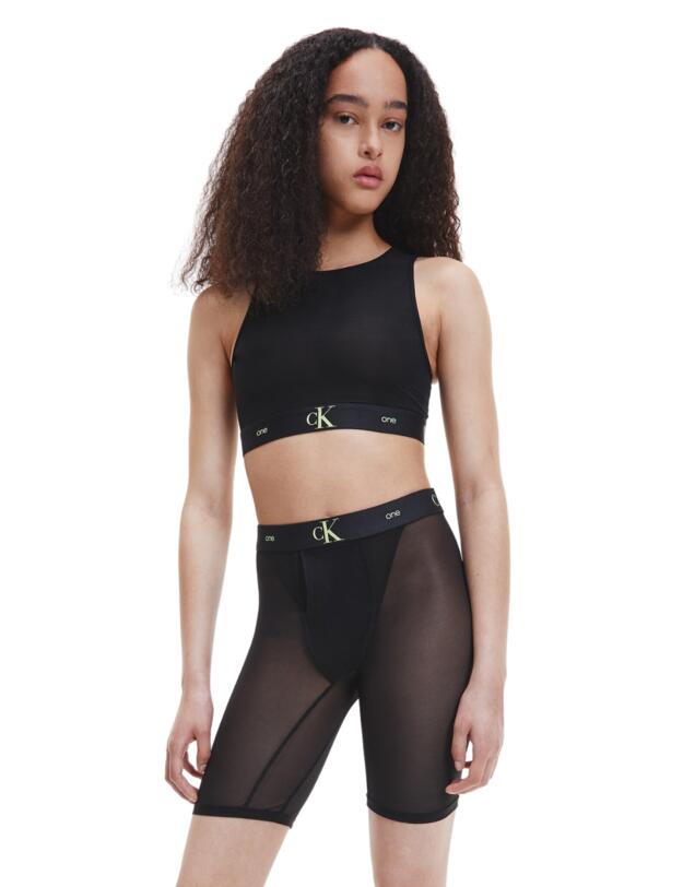 Calvin Klein CK One Mesh Long Leg Boxer Brief Black 